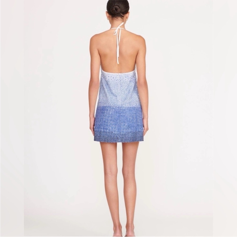 RARE NWOT Staud Beaded Dolphin Mini Dress Size X-Small - Picture 3 of 7